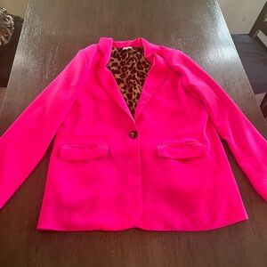 Hot pink blazer Jodifl size large